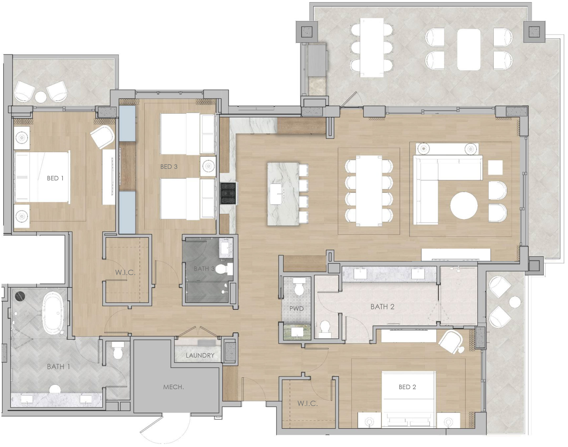 HERON floor plan