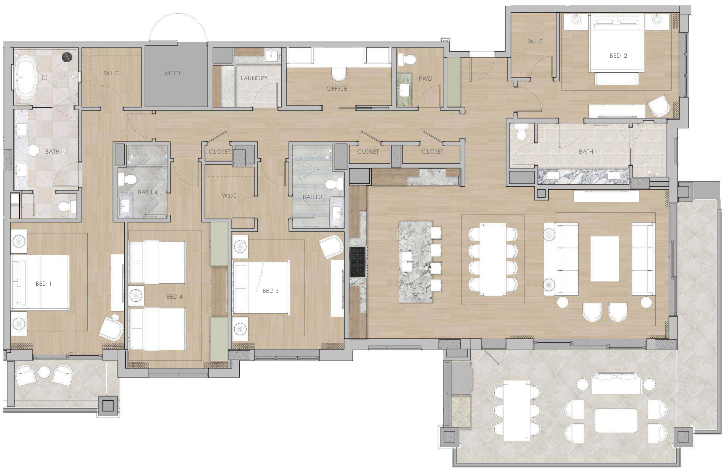 Spoonbill floor plan
